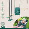 Siège bébé sécurisé pour portique balançoire en bois