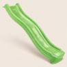 Glissière toboggan olive en plastique pour plateforme de 120 cm