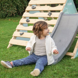 Aire de jeux bébé en bois Olympic - Hercule - Toboggan