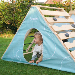 Aire de jeux bébé en bois Olympic - Hercule - Cabane