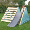 Aire de jeux en bois Hercule - Toboggan et escalade, 18 mois et + - Une aire de jeux accessible à partir de 18 mois