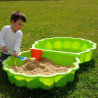 Bac à sable en plastique forme coquillage - Coquilles - Pour 2 enfants de plus de 18 mois.