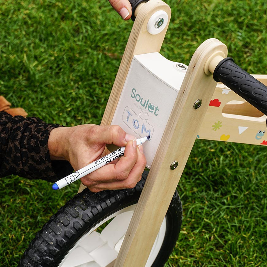 Draisienne en bois pour enfants imprimé motif Nature - Soulet