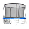 Trampoline extérieur 3m66 pour enfants avec filet de protection - Vue 3/4 droite