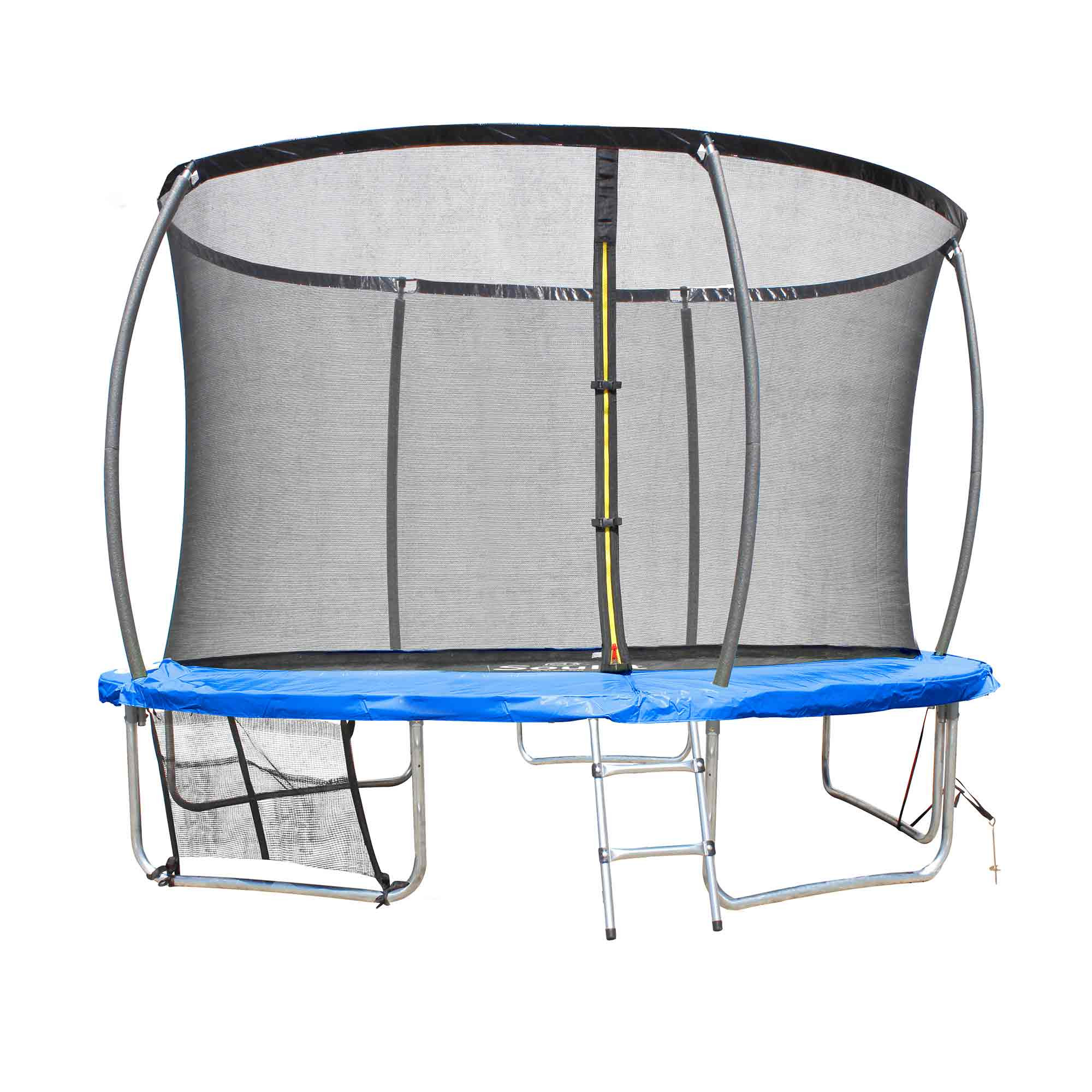 Trampoline avec filet de protection ikido, trampoline exterieur