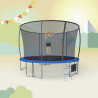 Trampoline extérieur 3m66 pour enfants avec filet de protection - Pour 1 utilisateur (100 kg max.)