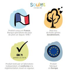 Portique en bois avec échelle et balançoire 3 agrès - Arthur informations marque