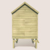 Cabane en bois traité sur pilotis pour enfant - Winny - Vue de dos