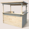 Cabane en bois pour enfants – Playa - Vue 3/4 gauche