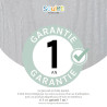 Table de pique-nique en bois lasurée Gris Taupe pour enfant - Picnic - Garantie
