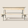 Table en bois pour enfant avec bac à sable intégré - Soulet - Vue de gauche
