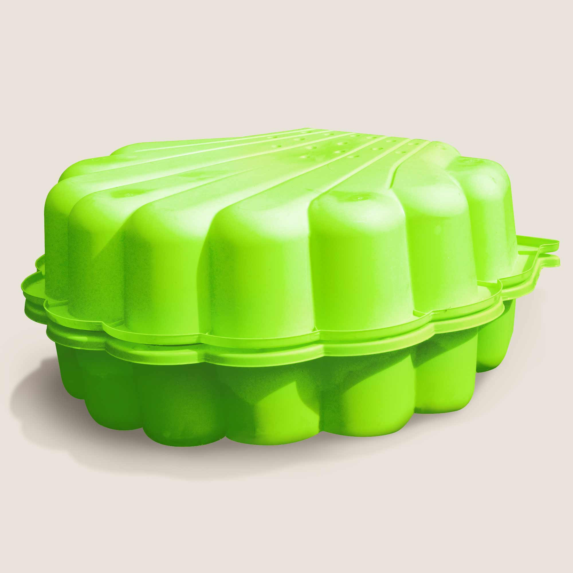 Bac à sable coquillage en plastique vert - Soulet