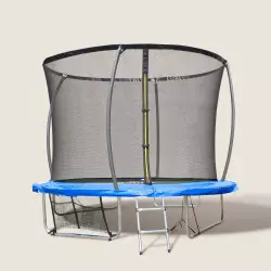 Trampoline avec filet de protection pour enfants 3m05