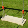 Balançoire bois réglable 3,00m à 3,50m - Zoom sur l'assise en bois