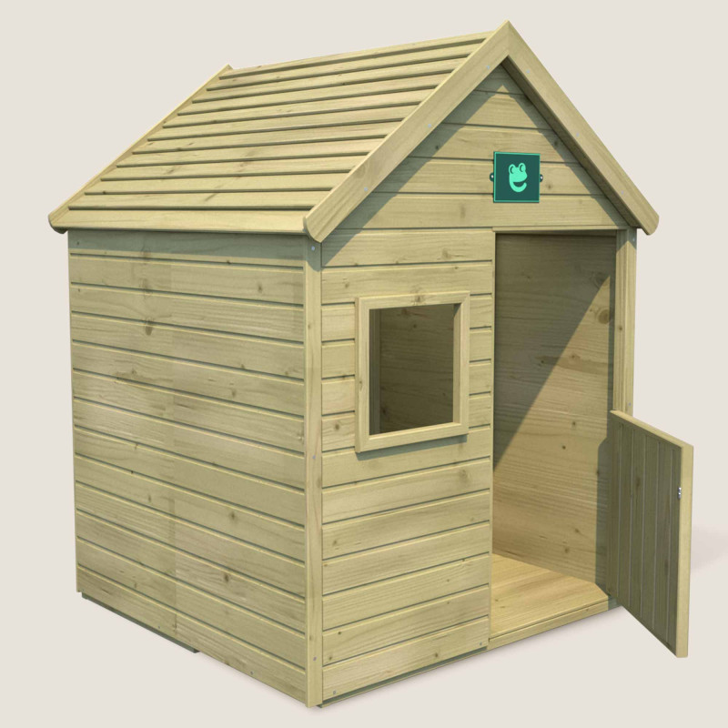 Cabane en bois traité avec...