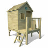 Cabane en bois traité sur pilotis pour enfant - Winny