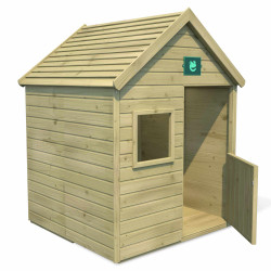 Cabane en bois traité avec plancher et portillon pour enfant - Marina