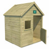 Cabane en bois traité avec plancher et portillon pour enfant - Marina