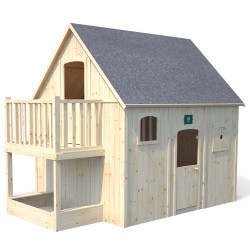 Cabane en bois haute pour enfant - Duplex