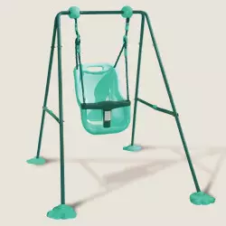 Balançoire bébé en métal pliable intérieur extérieur