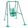 Portique balançoire en métal pour bébé - Hauteur 1.20 m - Vue 3/4 fond blanc