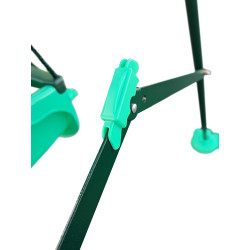 Portique balançoire en métal pour bébé - Hauteur 1.20 m - Zoom plie