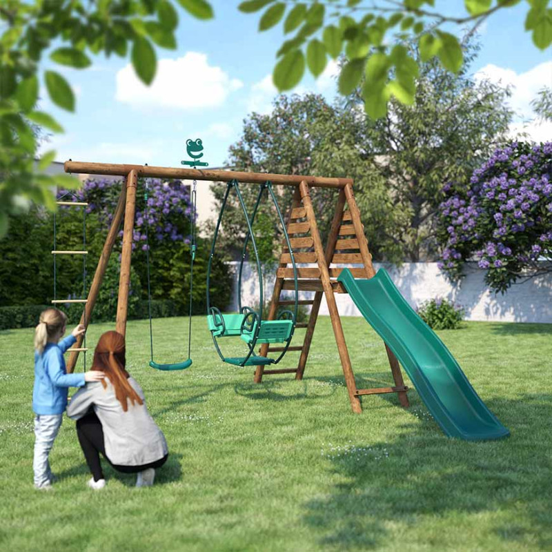 Aoneky Balançoire En Bois Paulownia – 60x20x3 Cm, Cordes 3,7 M – Charge 160 Kg – Pour Jardin, Arbre, Aire De Jeux
