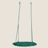 Balançoire nid d'oiseau rond vert et Orange 100 x 100 x 180 cm -