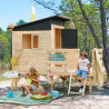 Cabane en bois sur pilotis pour enfants - Oakland - Usage familial en extérieur