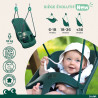 Station en bois avec portique, tipi et toboggan - Camélia - Siège bébé Lilly