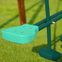 Portique en bois pour enfant 4 agrès - Suzon - vis à vis zoom