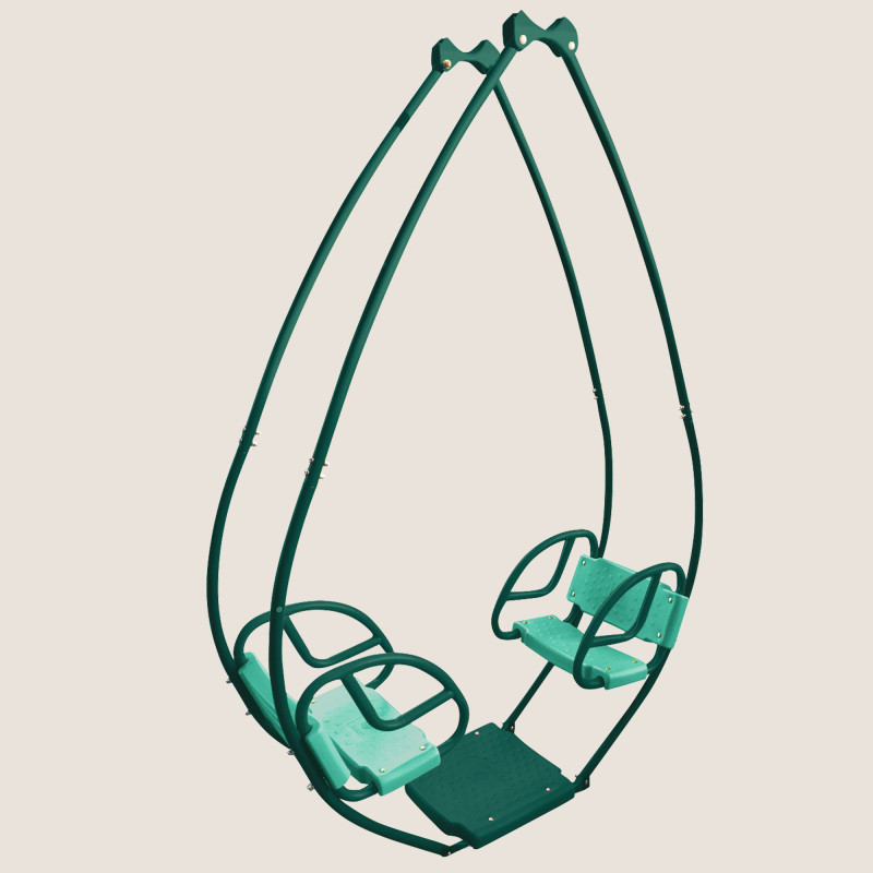 Siège Balancelle 2 enfants- pour portique de 2,22m - Balancelle