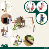 Aire de jeux pour enfant maisonnette avec portique - COTTAGE - Activités.