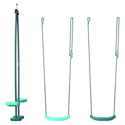 Pack 3 accessoires - 2 balançoire et 1 face à face pour portique H222 cm Packshot