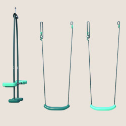 Pack Cocoon 3 accessoires - 2 balançoire et 1 face à face pour portique H195 cm_Photo couverture