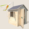 Cabane en bois pour enfants – Garance - Vue 3/4 droite