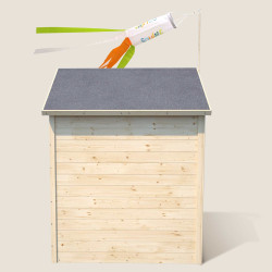 Cabane en bois pour enfants – Garance - Vue de gauche