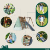 Aire de jeux en bois - Appolon - Les activités.