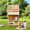 Cabane en bois epicerie pour enfants - Shopping - Usage familial en extérieur