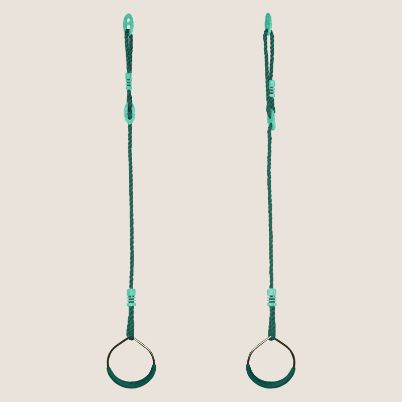 Paire d’anneaux en métal - Agrès pour portiques 2m à 2m50