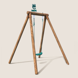 Petit portique en bois 1 agrès balançoire - Hanna