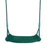 Balançoire une place vert foncé - Agrès pour portiques 2m à 2m50 - Fond blanc - Vue de face