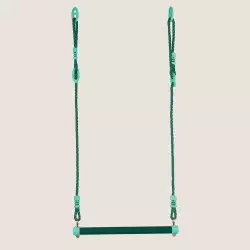 Trapèze en métal vert foncé - Agrès pour portiques 1m95 à 2m50