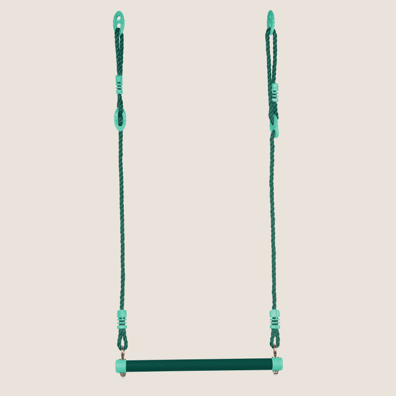 Trapèze en métal (agrès) - vert foncé - Soulet - Portique et balançoire 1m95 à 2m50