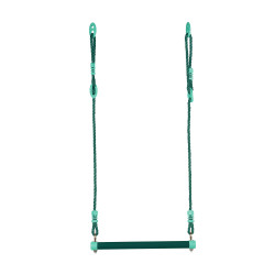 Trapèze en métal (agrès) - vert foncé - Soulet - Portique et balançoire 1m95 à 2m50 - Vue fond blanc