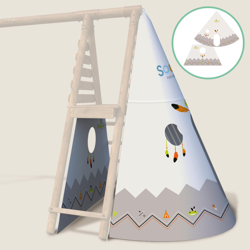 Option Tipi pour portique Soulet - Set tipi.