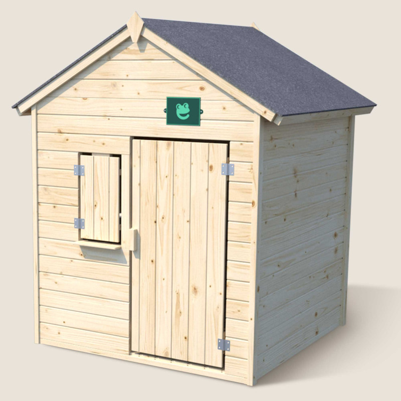 Maisonnette en bois pour enfants Janaka_Vue de côté_Packshot