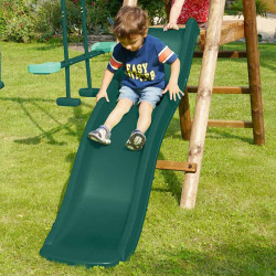 Pack Cocoon 4 accessoires - 2 balançoires - 1 face à face et 1 toboggan pour portique H195 cm - Zoom sur le toboggan.