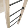 Cabane en bois crossfit pour enfants et ado - Cross Fit - Zoom sur les barreaux en métal