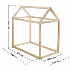 Cabane en bois pour enfants – Discover - Dimensions